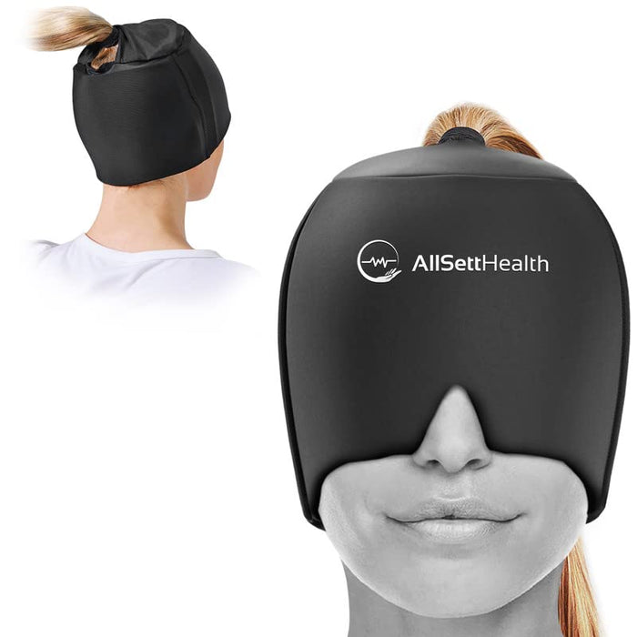Migraine Relief Ice Cap – Hot & Cold Head Wrap