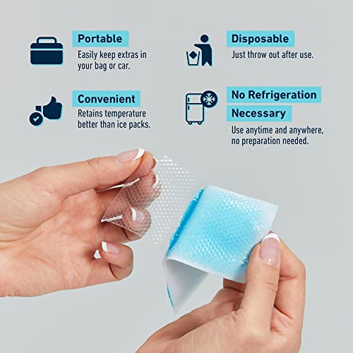 20 Pack Cooling Patches for Fever & Headache Relief – Soft Gel Migraine Cooling Sheets