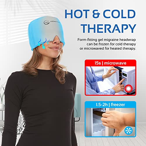 Migraine Relief Ice Cap – Hot & Cold Head Wrap