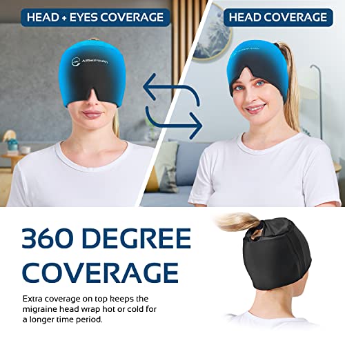 Migraine Relief Ice Cap – Hot & Cold Head Wrap