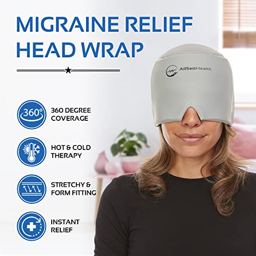 Migraine Relief Ice Cap – Hot & Cold Head Wrap