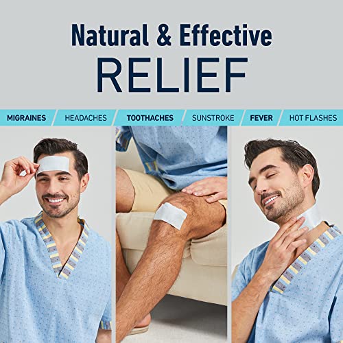 20 Pack Cooling Patches for Fever & Headache Relief – Soft Gel Migraine Cooling Sheets