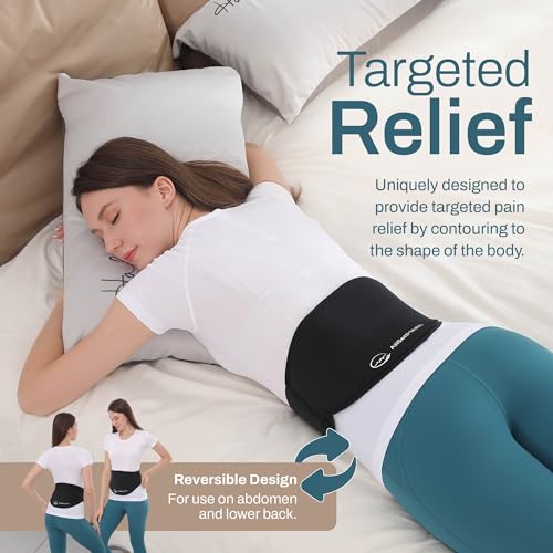 Back Pain Relief Wrap – Reusable Hot & Cold Gel Ice Pack Belt