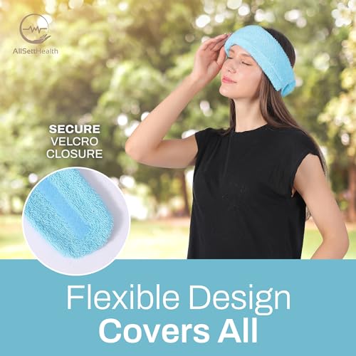 Cooling Towel with Gel Ice Pack Inserts – Reusable Cold Therapy Wrap for Neck & Body