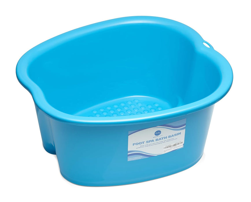 Foot Soaking Bath Basin – Extra Large Pedicure & Massage Tub (Blue)