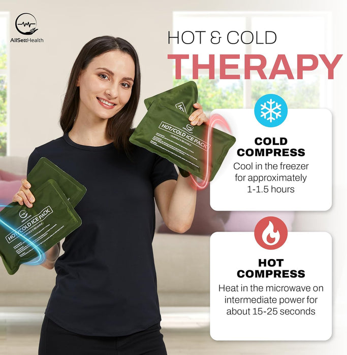 Soft Gel Ice Packs – 10” x 6” Hot & Cold Therapy