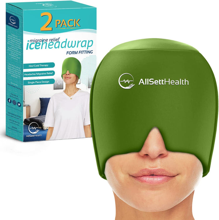 Migraine Relief Ice Cap – Hot & Cold Head Wrap