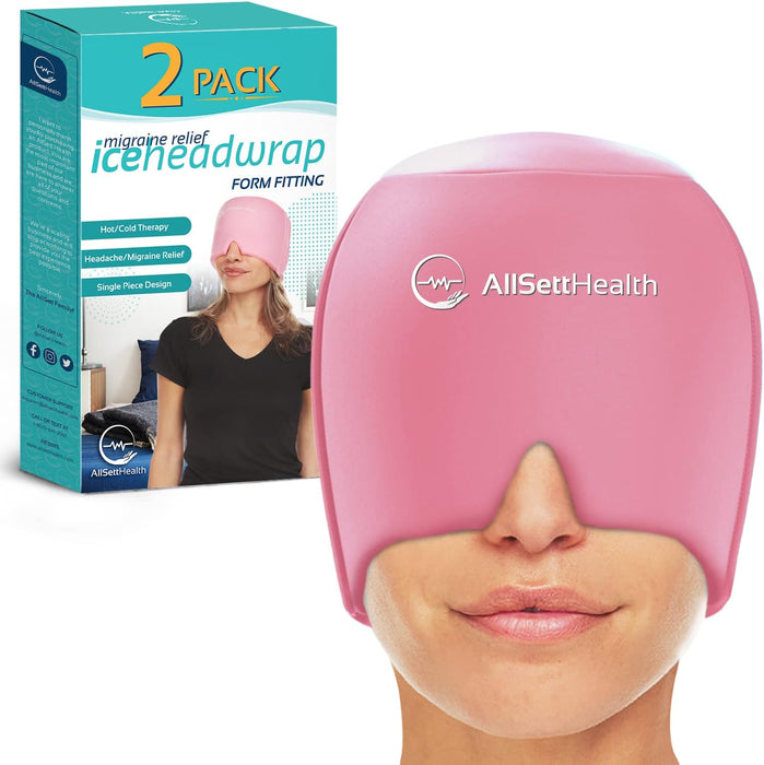 Migraine Relief Ice Cap – Hot & Cold Head Wrap