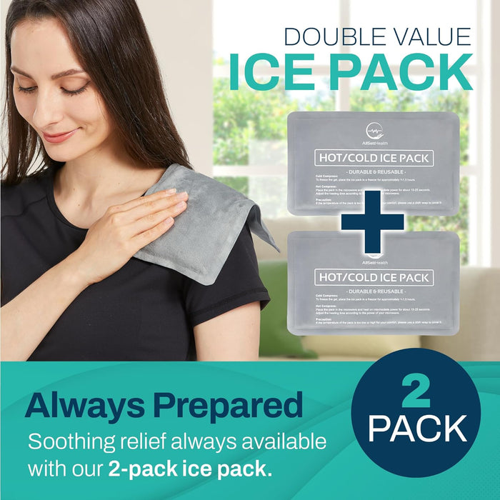 Soft Gel Ice Packs – 10” x 6” Hot & Cold Therapy
