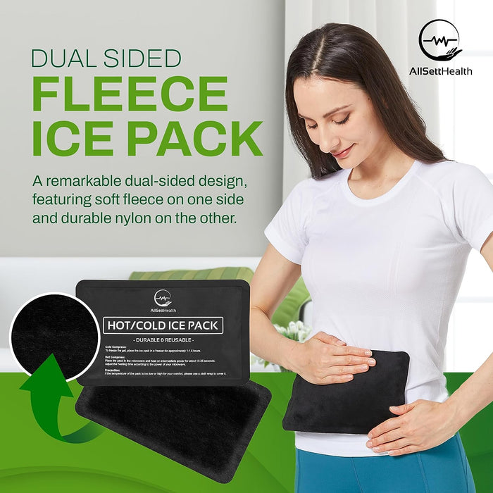 Soft Gel Ice Packs – 10” x 6” Hot & Cold Therapy