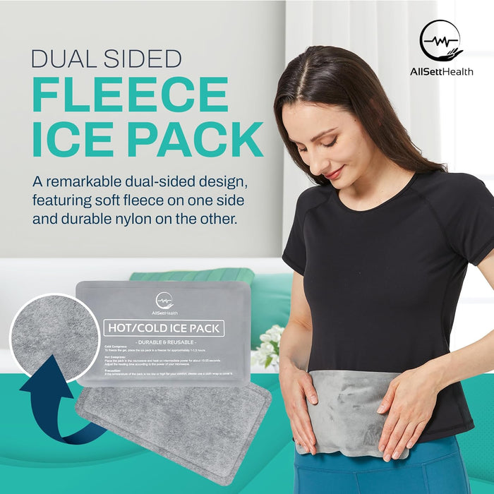 Soft Gel Ice Packs – 10” x 6” Hot & Cold Therapy
