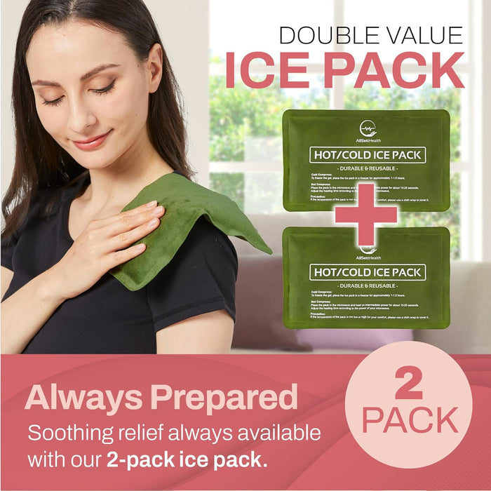 Soft Gel Ice Packs – 10” x 6” Hot & Cold Therapy