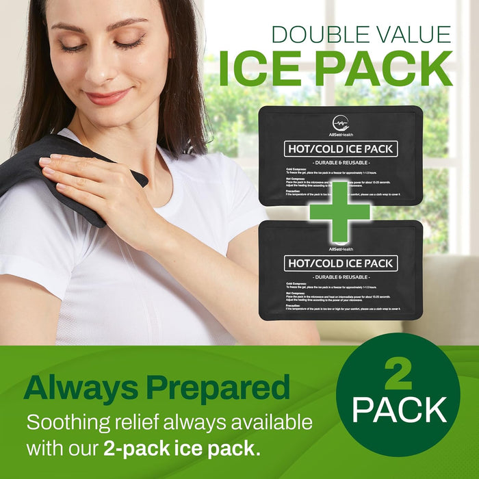 Soft Gel Ice Packs – 10” x 6” Hot & Cold Therapy