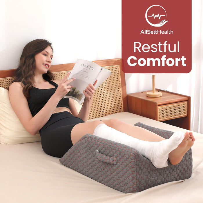 Double Leg Elevation Rest Pillow for Knee & Ankle Surgery