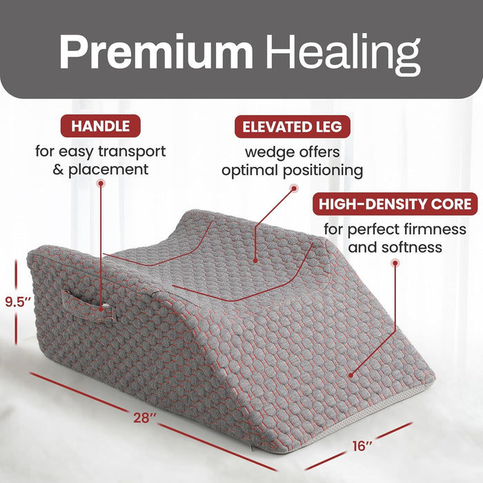 Double Leg Elevation Rest Pillow for Knee & Ankle Surgery