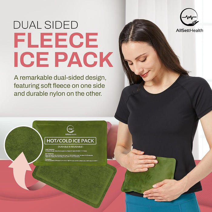 Soft Gel Ice Packs – 10” x 6” Hot & Cold Therapy