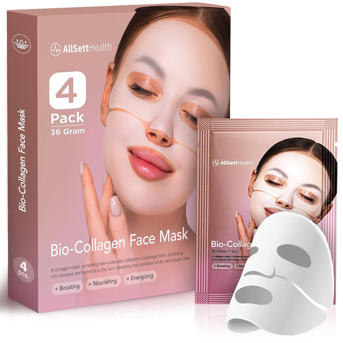 Bio Collagen Face Mask – Deep Hydrating Overnight Mask (4 Pack)