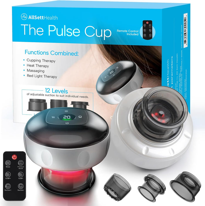 Electric Cupping Massager with Red Light – Full Body Kit
