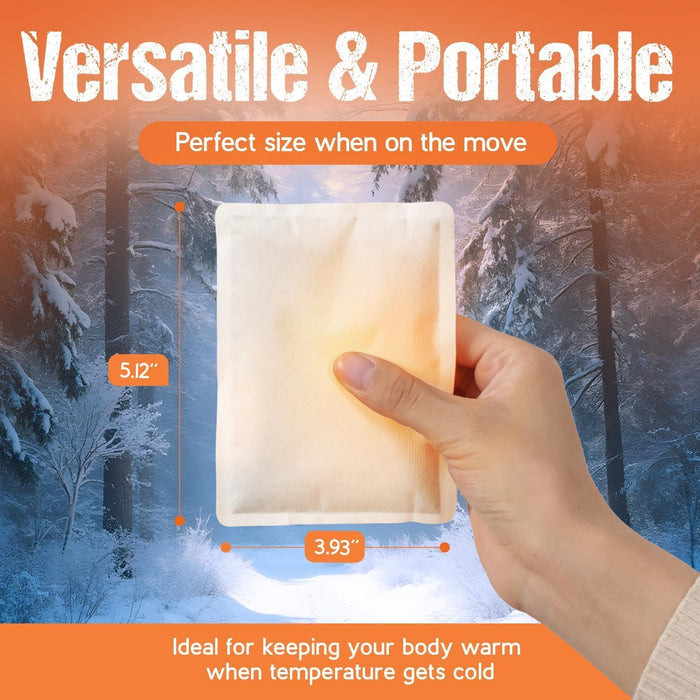 Hand & Body Warmers – 40 Pairs XL Air Activated Heat Packs