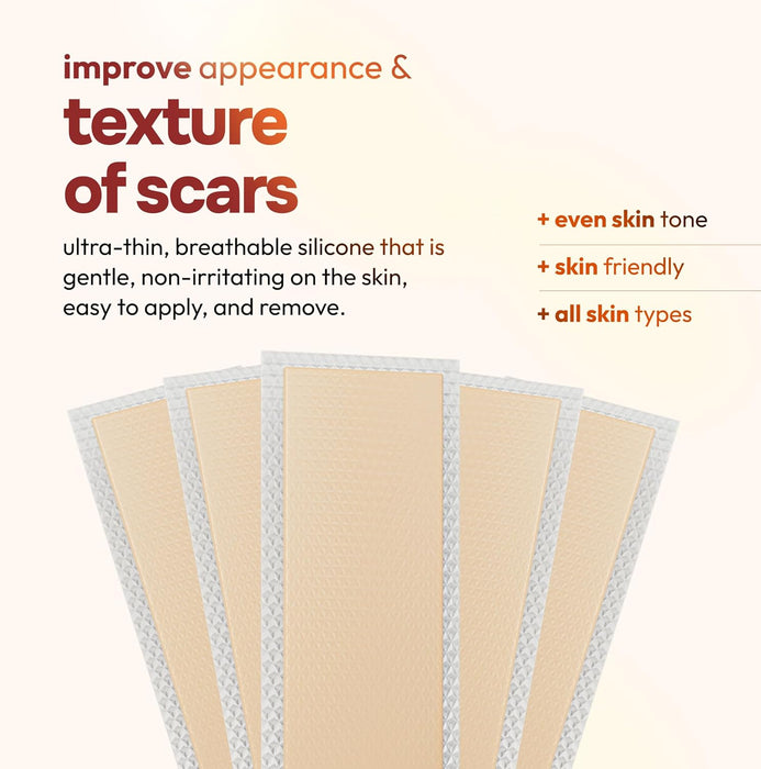 Silicone Scar Sheets – Medical Grade Reusable (6 Pack)