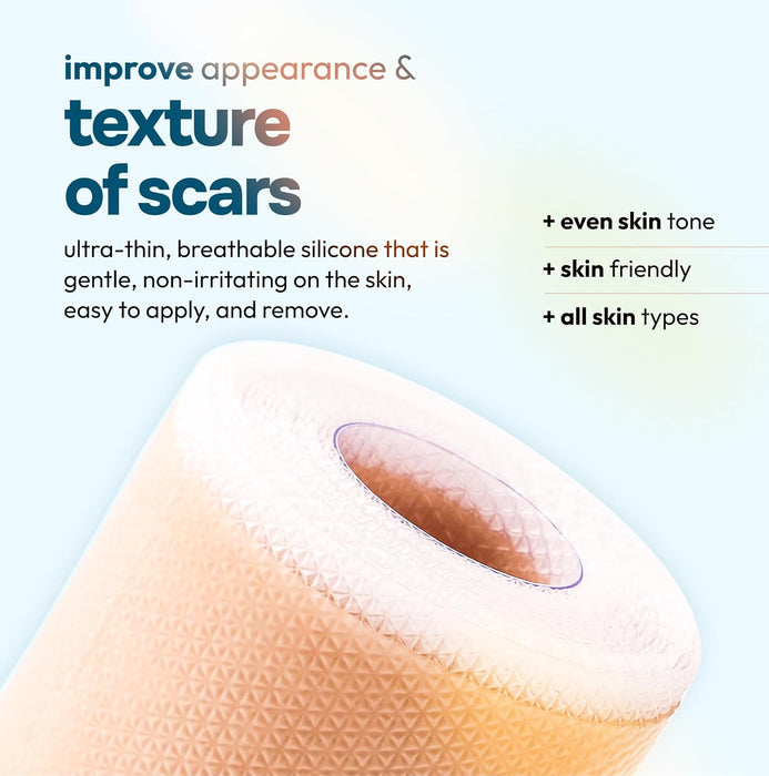 Silicone Scar Tape – Reusable Medical Grade Scar Sheets (60”)