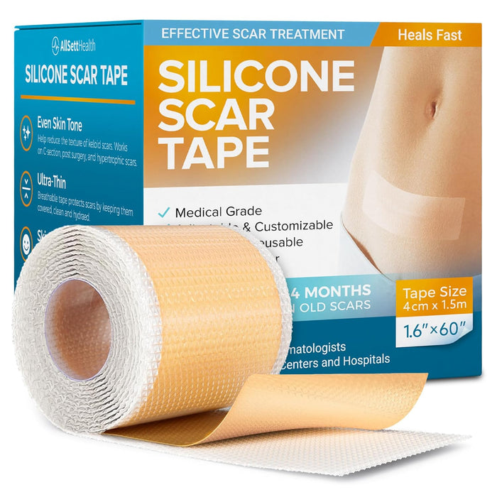 Silicone Scar Tape – Reusable Medical Grade Scar Sheets (60”)