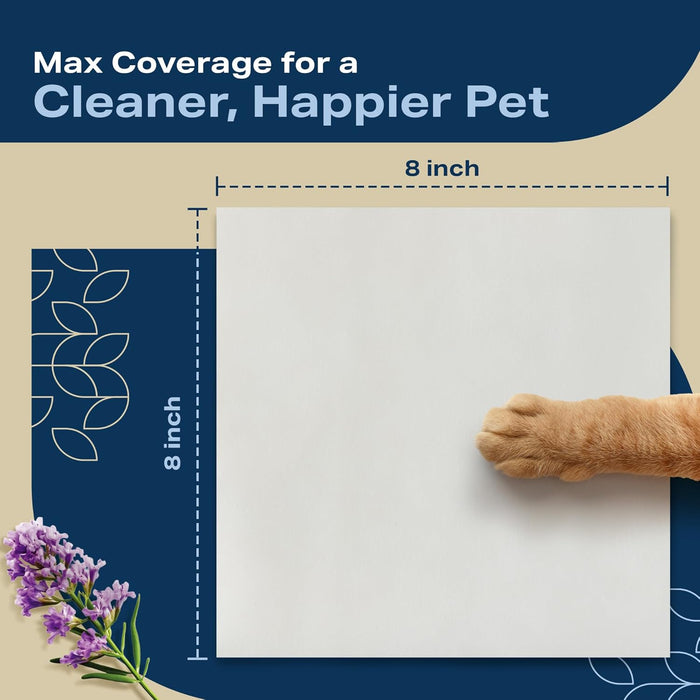 Dog Wipes for Paws & Butt – 400 Lavender Pet Wipes (+ 12 Travel Wipes)