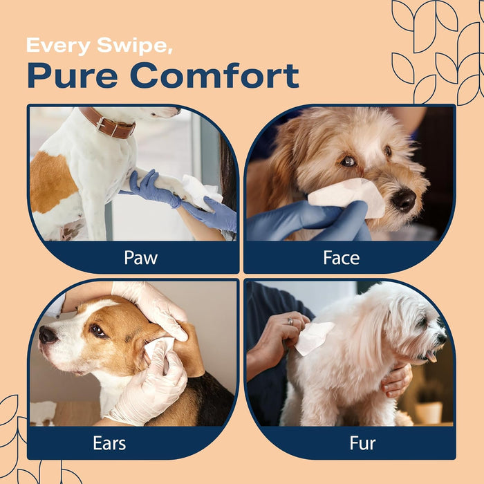Unscented Pet Wipes for Dogs & Cats – 400 Count + 12 Travel Wipes
