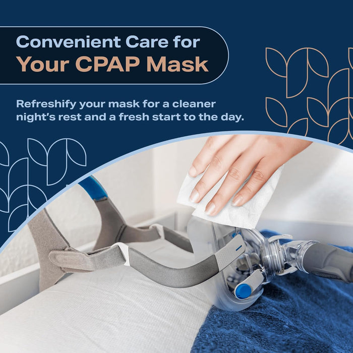 CPAP Mask Wipes – 320 Alcohol-Free Cleaning Wipes (+ 8 Travel Wipes)