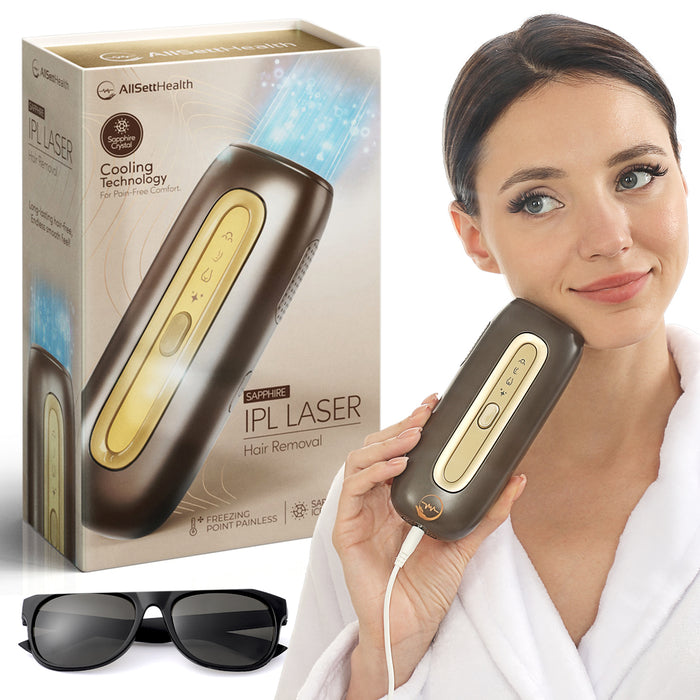 Sapphire Ice IPL Hair Removal Device – Painless At-Home Laser