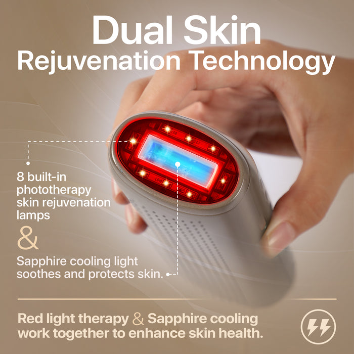 Sapphire Ice IPL Hair Removal Device – Painless At-Home Laser