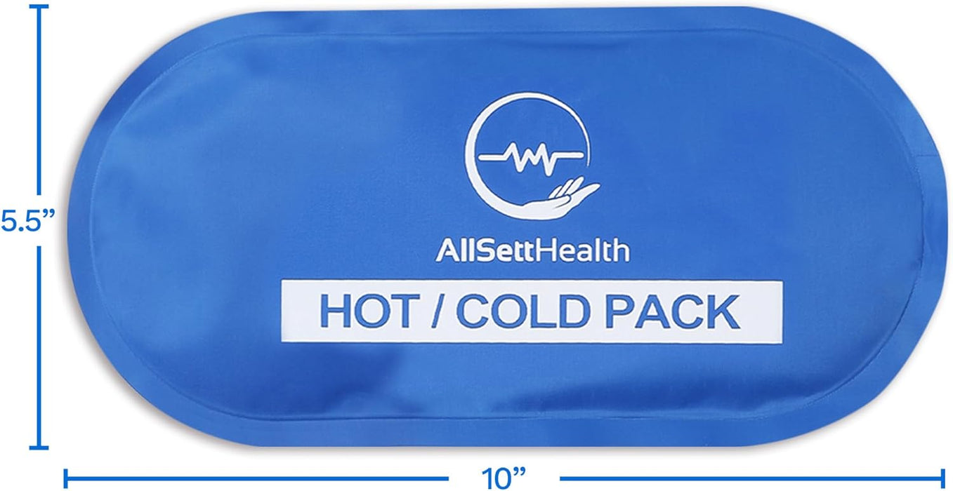Reusable Hot & Cold Gel Ice Packs – 4 Pack Pain Relief (Blue)