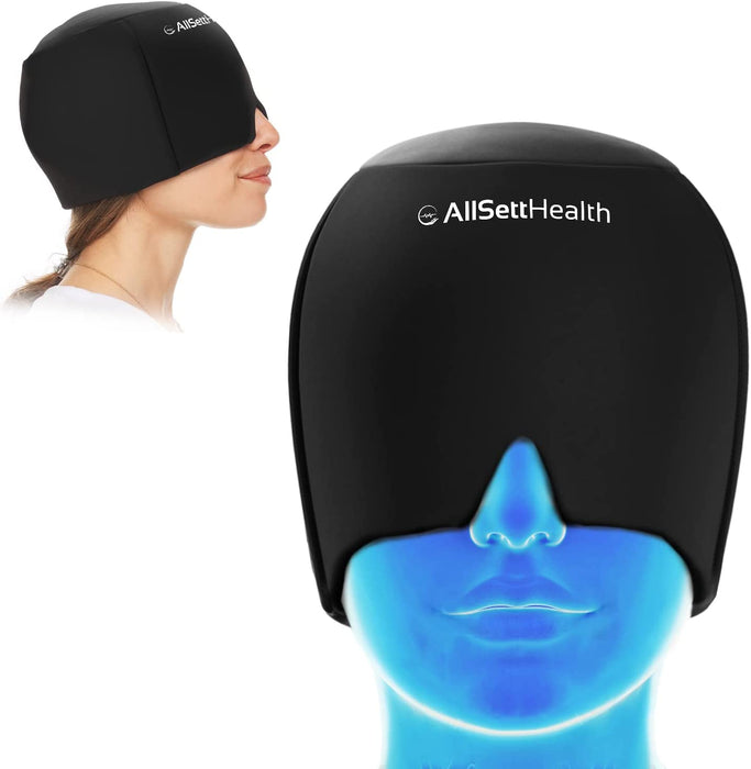 Migraine Relief Ice Cap – Hot & Cold Head Wrap
