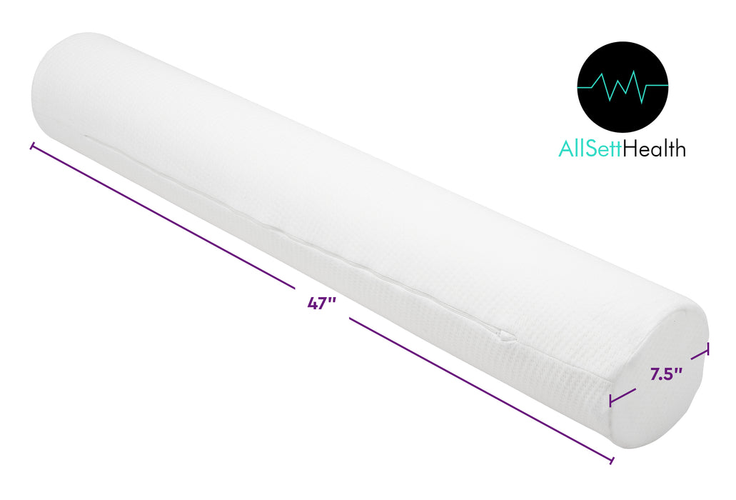 XXL Memory Foam Bolster Body Pillow – Cervical Neck & Spine Support (47”)