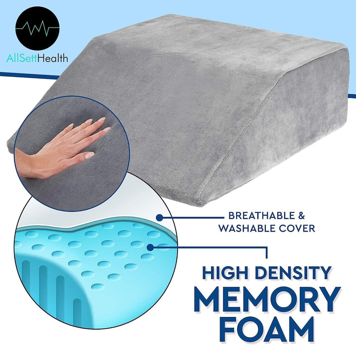 Leg Elevation Pillow – Foam Wedge for Knee, Hip & Foot Pain